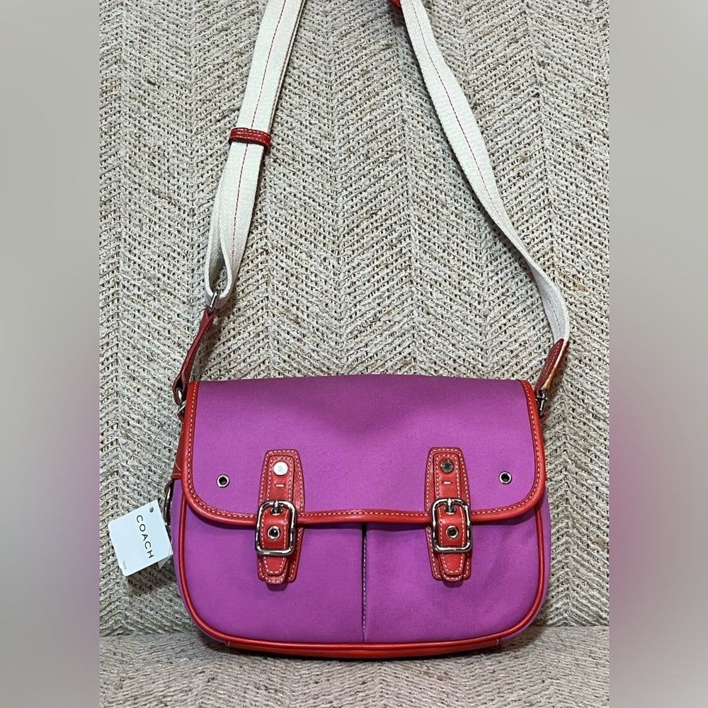 🌺Coach Fabric & Leather Field Bag🌺